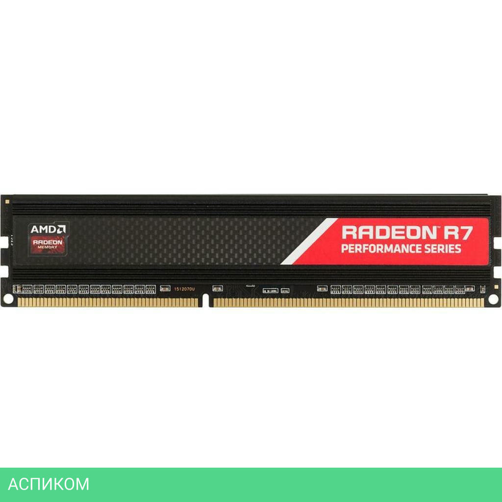 Оперативная память AMD Radeon R7 Performance 8GB DDR4 PC4-21300 (R748G2606U2S-U)