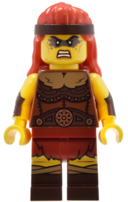 Минифигурка LEGO col434 Свирепая варварка