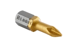 36724 Бита Hammer Flex 203-101 PB PH-1 25mm (1pc) TIN, 1шт. Hammer 203-101