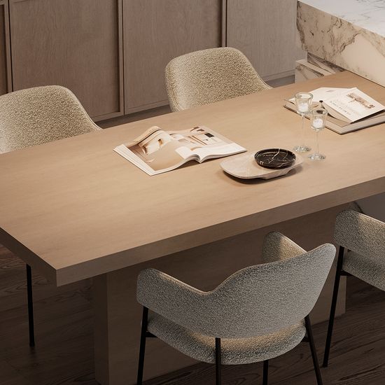 Стул wendy, букле, серый