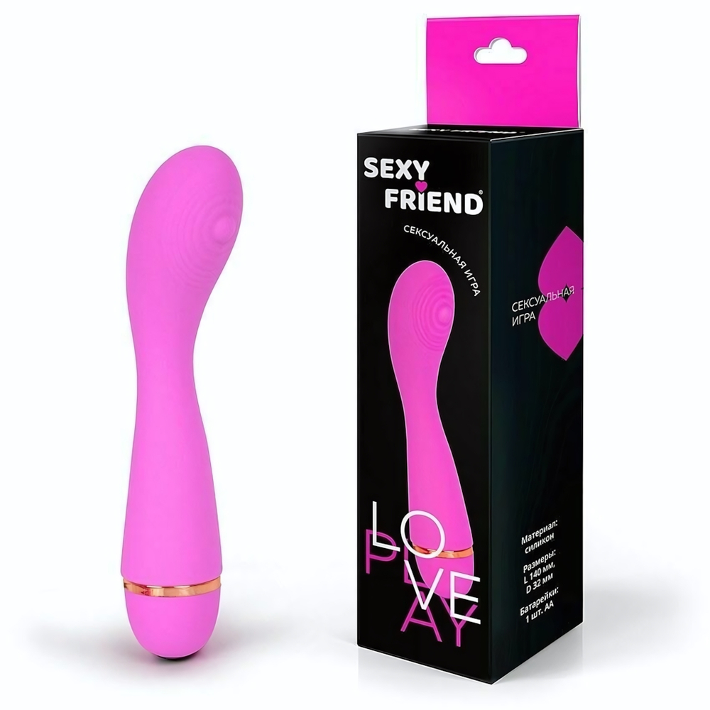 Розовый вибростимулятор для G-точки с 20 режимами вибрации - 14 см. (Цвет: розовый)