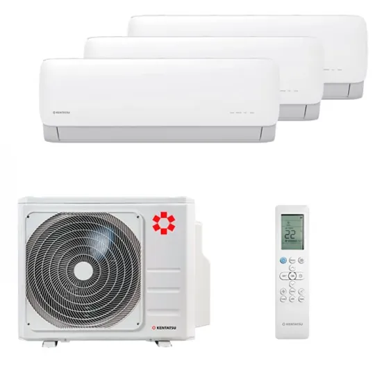 Мультисплит система на 3 комнаты Kentatsu KMGA26HZRN1 x 2 + KMGA35HZRN1 / K3MRB80HZRN1