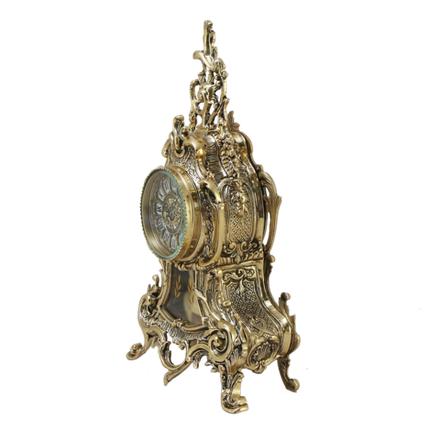Bello De Bronze Часы "Луиш XV"с маятником каминные