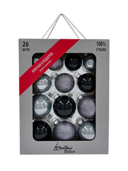 Набор стеклянных шаров Персидская ночь 26 шт., Christmas DeLuxe (86783)