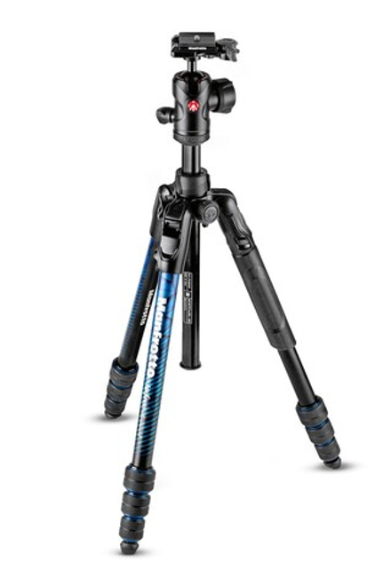 Штатив с головкой Manfrotto Befree Advanced Travel Twist голубой