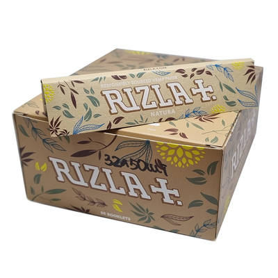 Бумага для сигарет блок "Rizla+" KS Natura 32л*50шт.