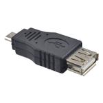 Переходник MicroUSB x USB (OTG) -0.1 м. Perfeo A7015