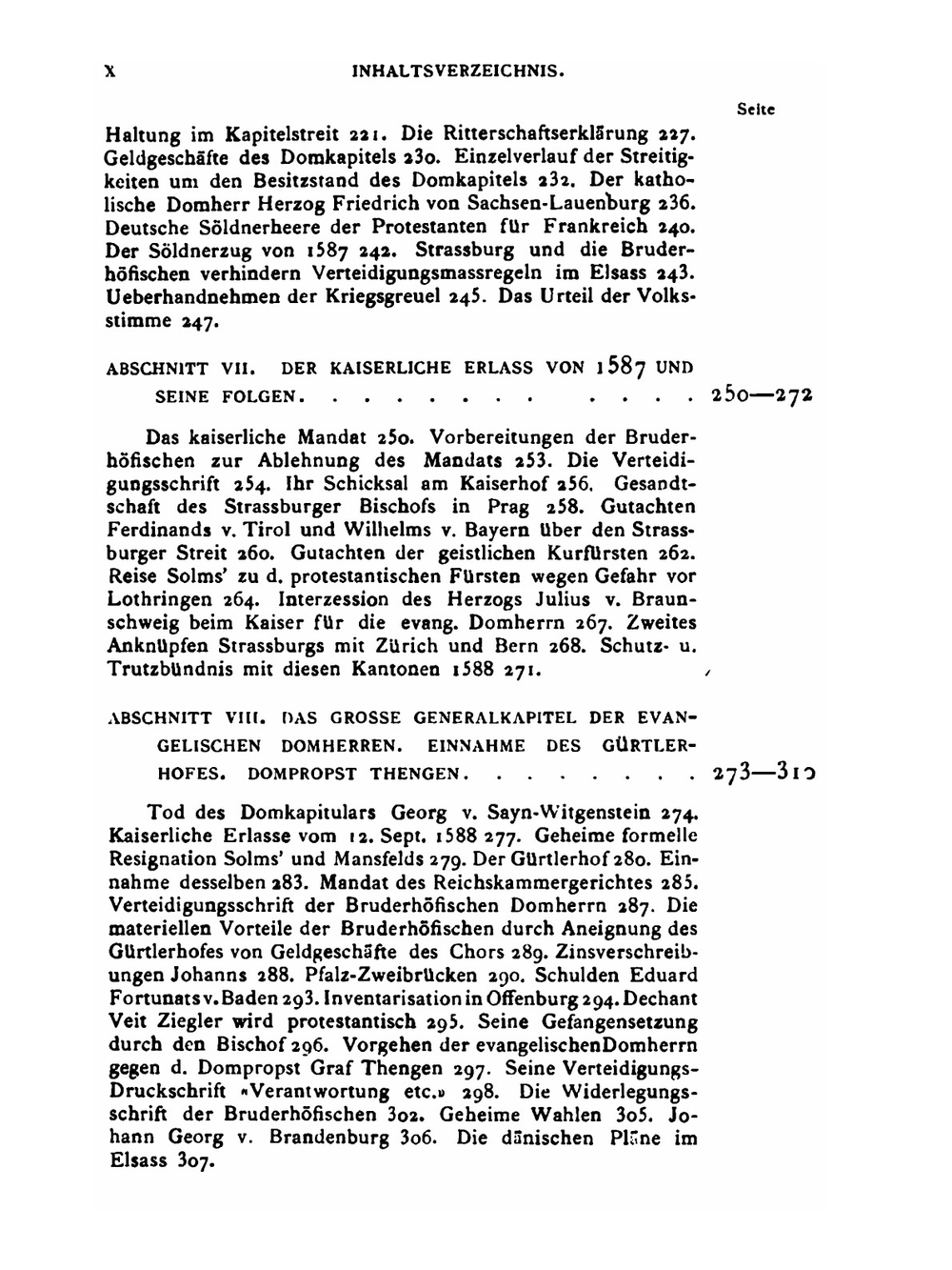 Der Strassburger Kapitelstreit 1583-1592. Ein Beitrag Zur Geschichte Der Gegenreformation | A. Meister