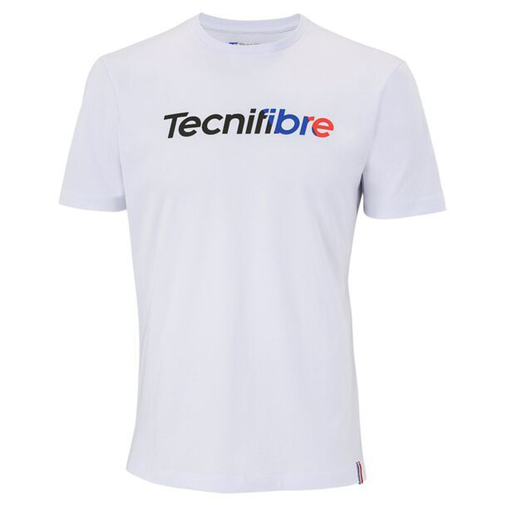Футболка для мальчика теннисная Tecnifibre Club Tee Junior - белый