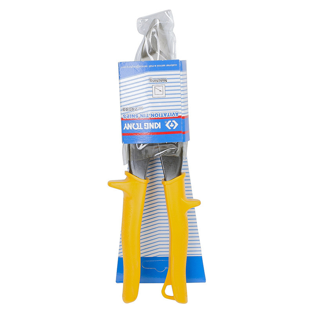 KING TONY (74040) Ножницы по металлу 230 мм, прямые