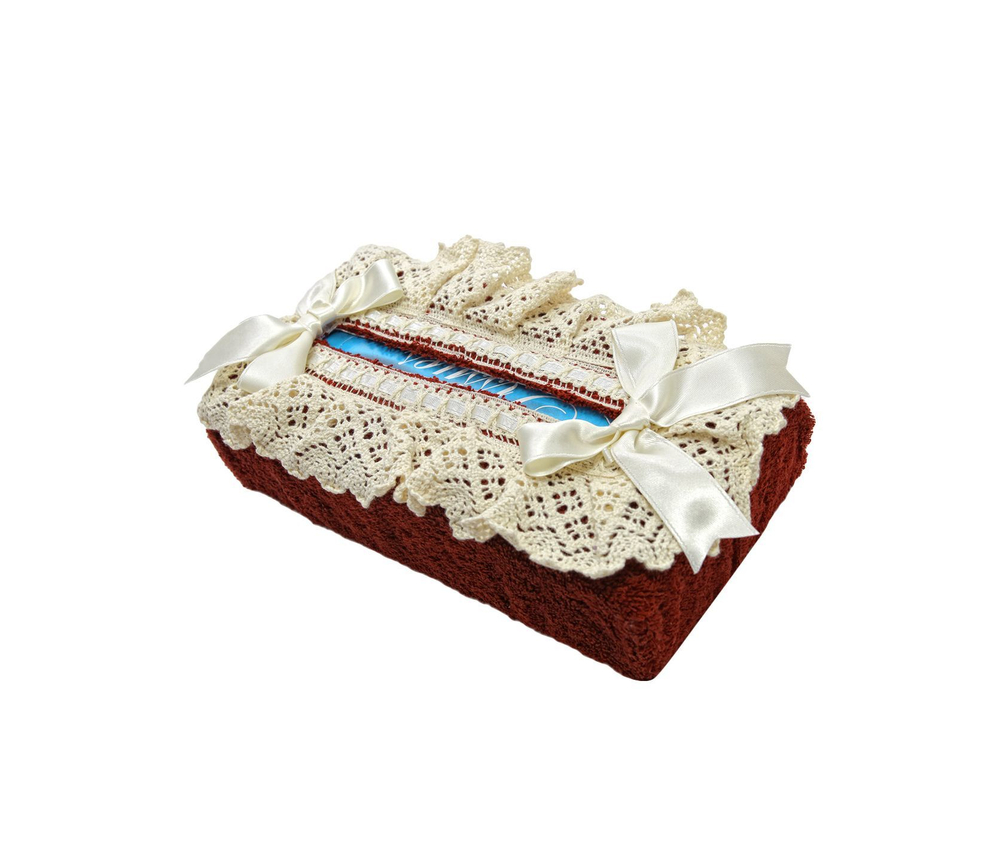 Салфетница для бумажных полотенец 12х24 Old Florence Rombetti бордовая  Италия