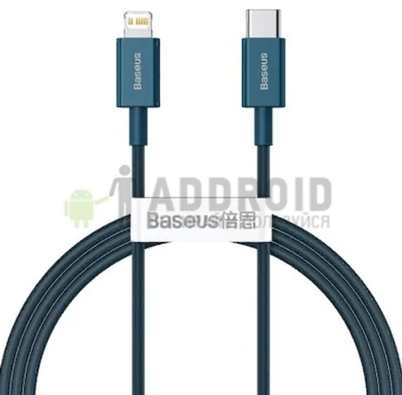 Кабель Baseus Superior Series Fast Charging Data Cable Type-C - Lightning 20W 2m (CATLYS-C03) Синий
