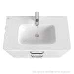 Тумба подвесная IDDIS Brick, белая, 80 см, BRI80W0i95