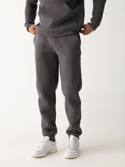 Брюки спортивные мужские теплые. Графит