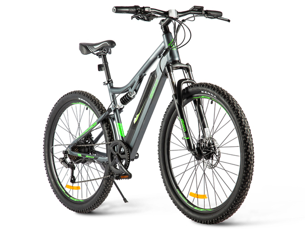 Электровелосипед Eltreco Walter (Серо-зеленый)