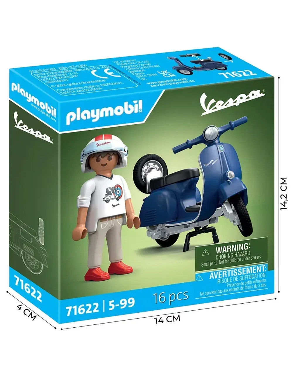 Набор 1969 Vespa 150 Sprint Veloce Playmobil 71622