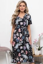 Платье "Надежда" (акварель блэк) П5736 LT Collection