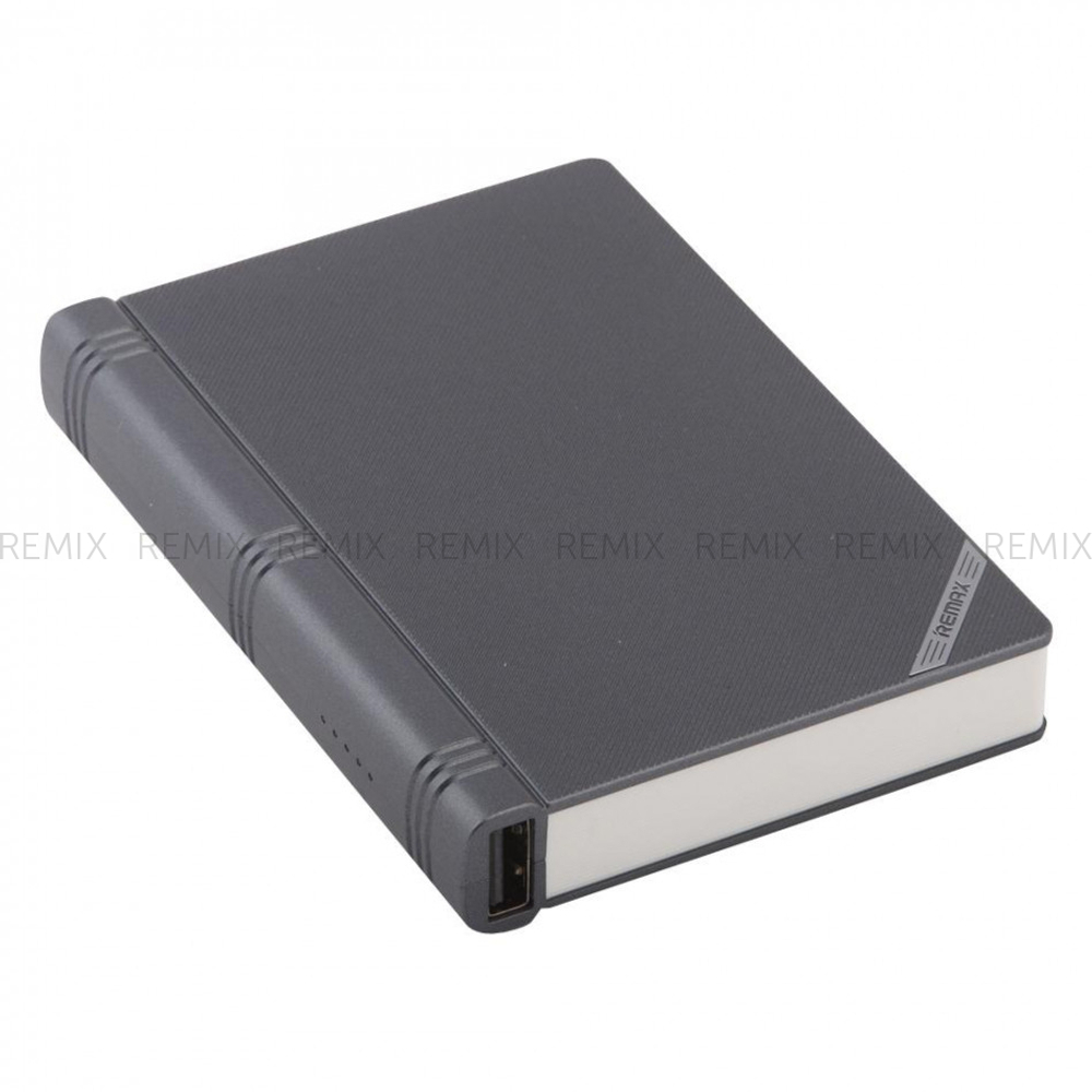 Внешний аккумулятор 10000mAh 1USB 2.4A Remax RPP-85 Jumbook (Silver)