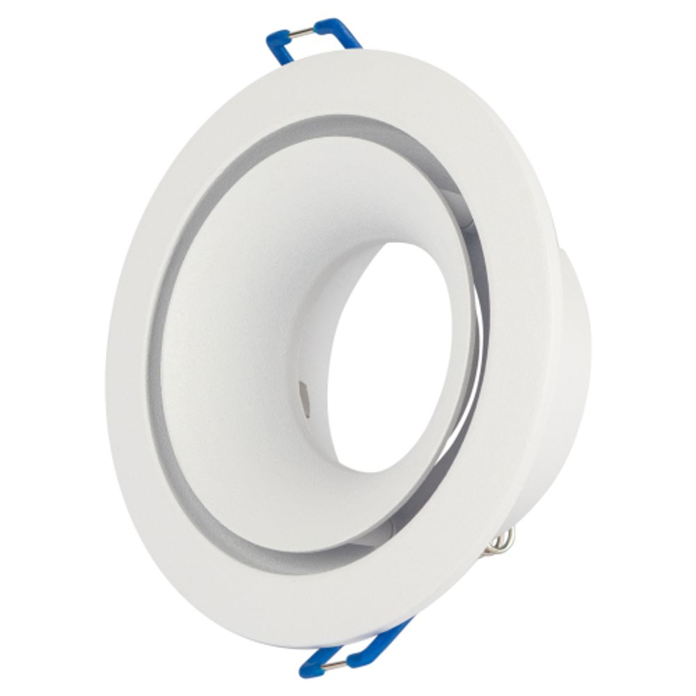 Светильник встраиваемый алюминиевый ЭРА KL100 WH под лампу MR16 GU5.3 белый