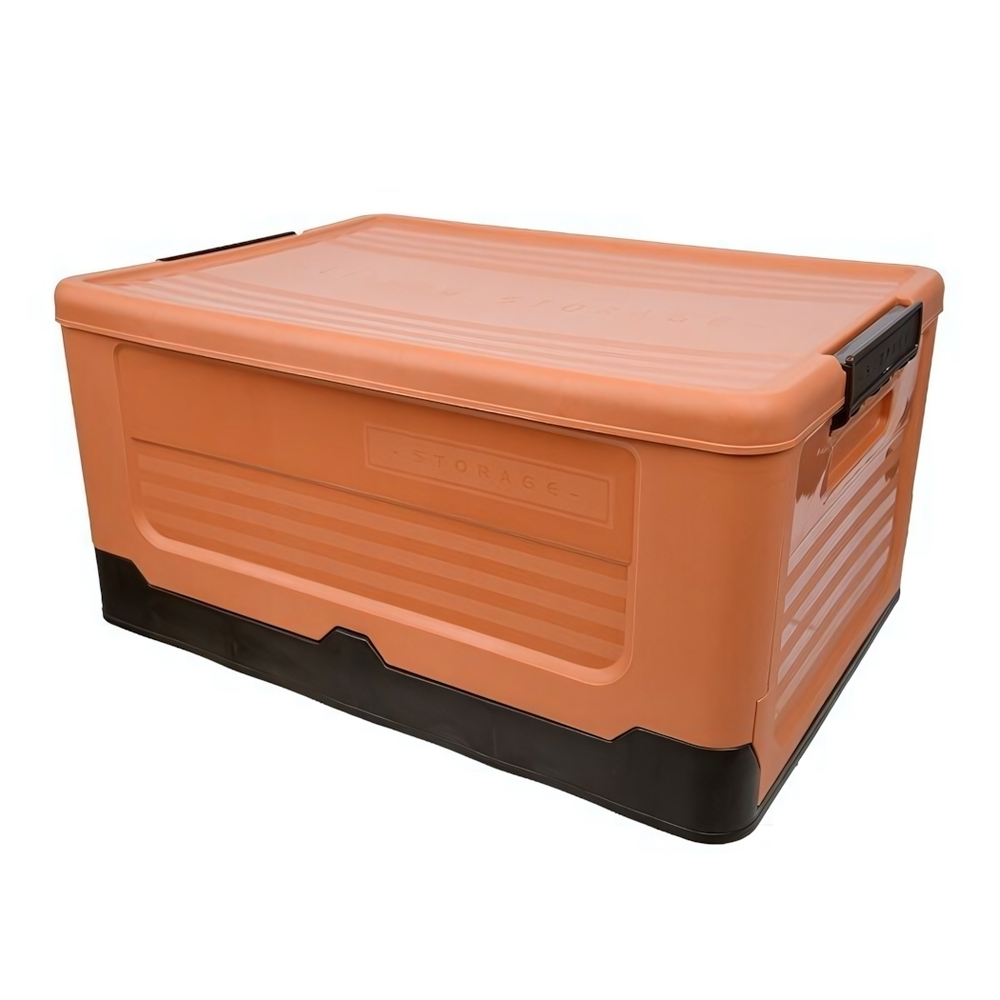 Короб пластиковый складной "Пазл", Д470 Ш340 В230, оранжевый Fancy-hh98-L
