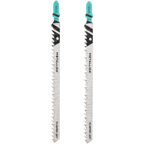 Пилки д/лобзика METALLICA Optima T501DL 152/126мм шаг 4мм по дереву 2шт   909133
