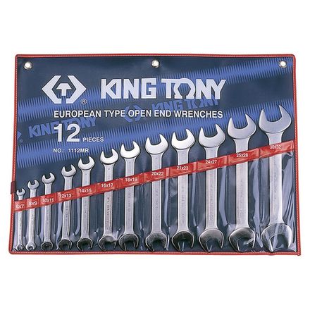 Цена на KINGTONY (1112MR) Набор рожковых ключей, 6-32 мм, 12 предметов