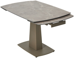 Стол BALDE 140 MATT LATTE STONE SOLID CERAMIC / TAUPE, ®DISAUR