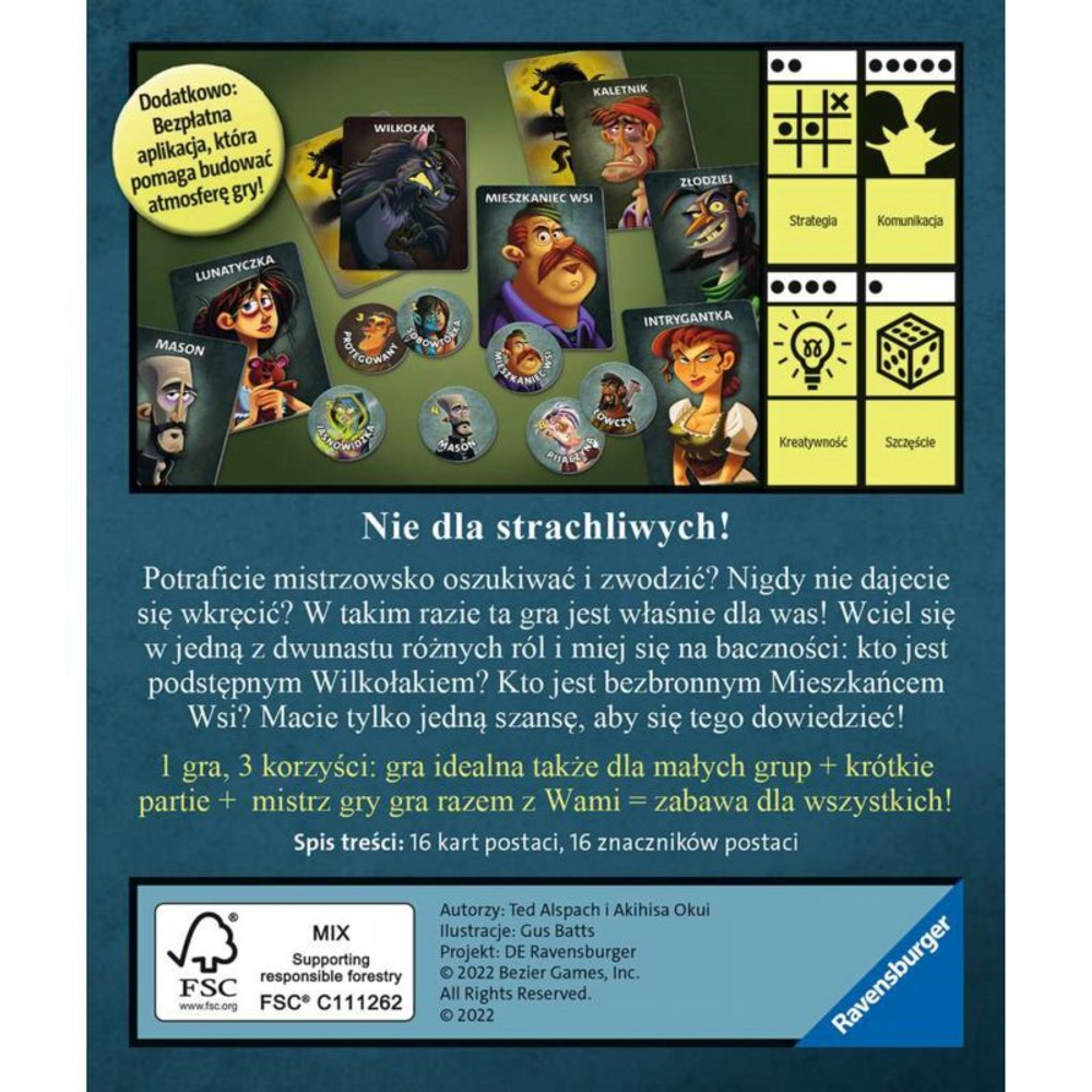 Ravensburger - карточная игра «Оборотень» Полнолуние 272846