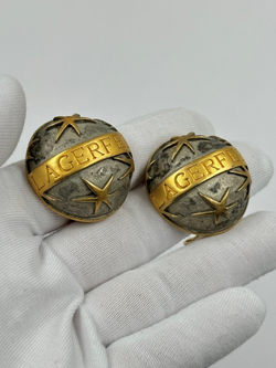 Клипсы биколор Karl Lagerfeld