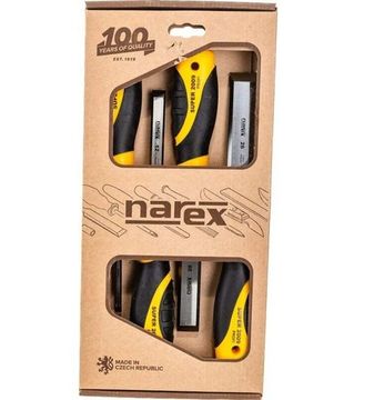 Набор из 4 плоских стамесок с ручкой SUPER 2009 LINE (6,12,20,26) Narex 860600