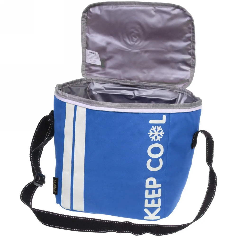 Термосумка 10 л, 24*17.5*24 см, Sanne синяя