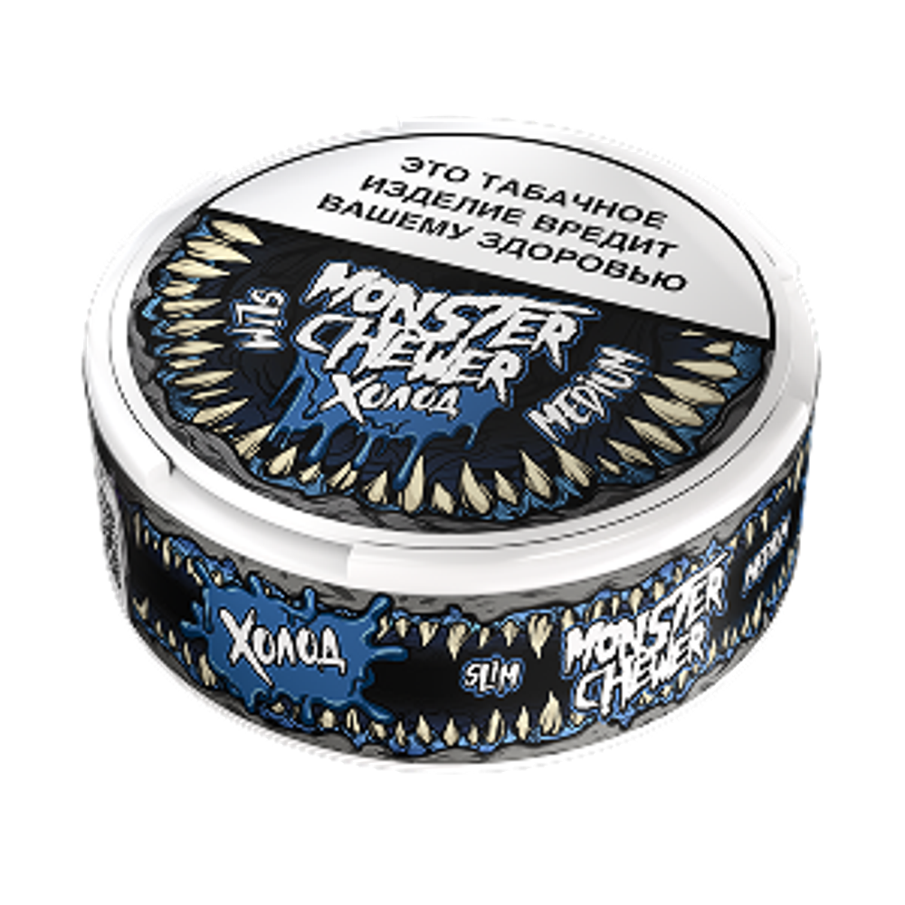 Monster Chewer Slim Medium 10гр. Жевательный табак с ароматом Холод (М)
