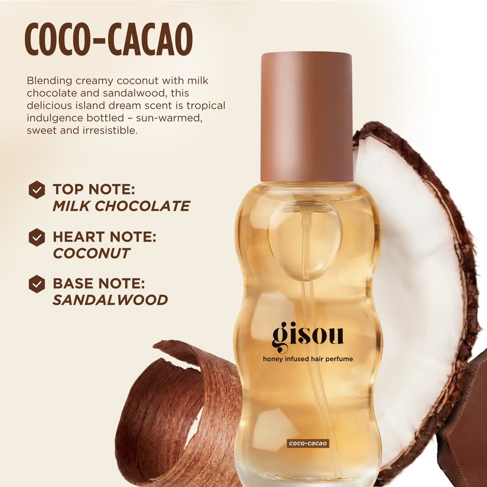 Gisou Honey Infused Hair Perfume - Coco-Cacao 15ml