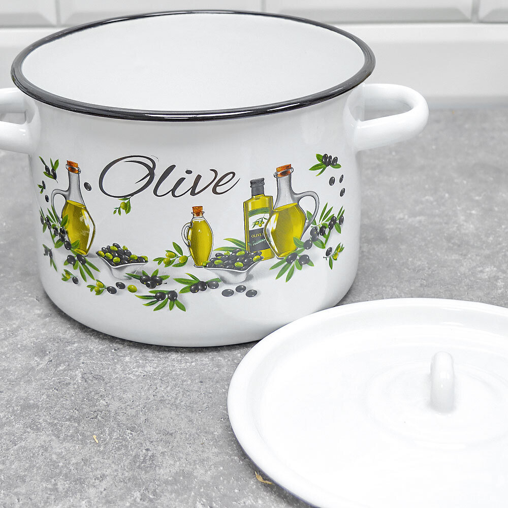 Набор кастрюль "Оливки-маслины"