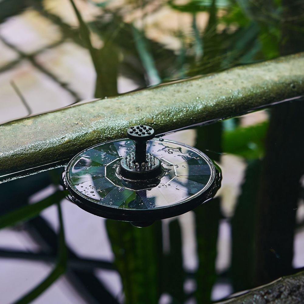 USL-S-825-PT180 RGB FOUNTAIN Садовый светильник на солнечной батарее Фонтан. Плавающий. 12 светодиодов. RGB свет. 1xАA Ni-Mh аккумулятор в-к. IP44. TM Uniel