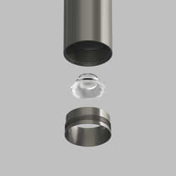 DK5740-DN Светильник для трека SHINE SPOT со светодиодом, D35*H70, 48V DC, 6W, RA?90, 3000K, IP20, темный никель, алюминий