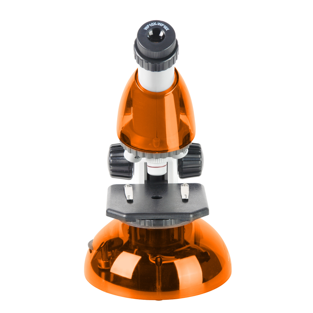 Микроскоп Микромед Атом 40x-640x (апельсин) - фото 3