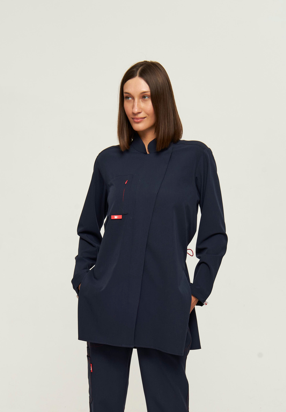 Топ медицинский женский Сартори, нэви OLD