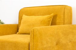 Кресло еврокнижка Анита, Желтое