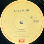 Kate Bush ‎– On Stage (Голландия) 12", 45 RPM