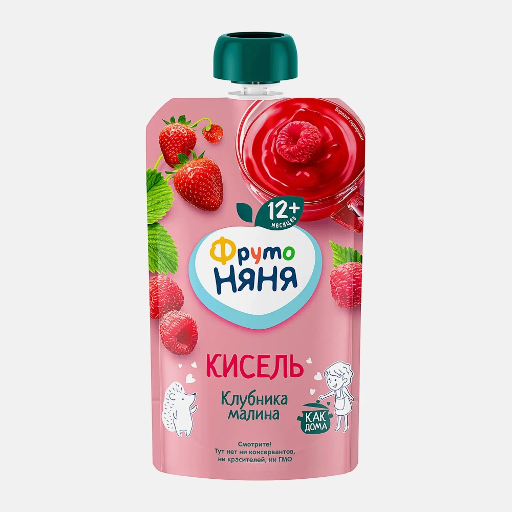 Кисель Фрутоняня Малина-клубника 130г