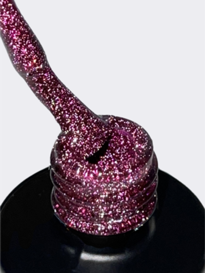 NR гель-лак Bright Flash 1095 - Светоотражающий фуксия, 10мл