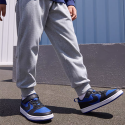 Детские кроссовки Nike Court Borough Low 'Black Blue' HM6298-480