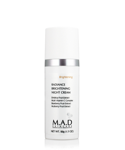 M.A.D. RADIANCE BRIGHTENING NIGHT CREAM Ночной восстанавливающий крем выравнивающий тон кожи