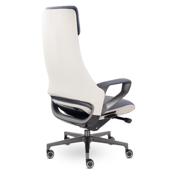 Кресло EPIK A-001-MB 201-235 (темно-синий/ кремовый)