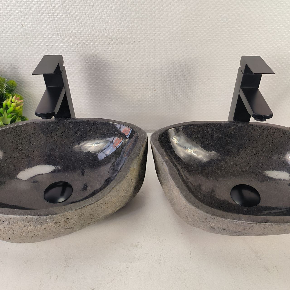 Раковина из речного камня ПАРА! RS-65486 42*30*15 0865