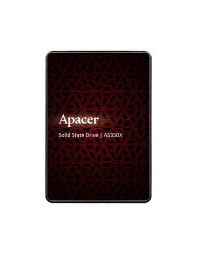 Apacer SSD PANTHER AS350X 256Gb SATA 2.5" 7mm, R560/W540 Mb/s, 3D NAND, IOPS 81K/74K, MTBF 1,5M, 180TBW, Retail, 3 years (AP256GAS350XR-1)