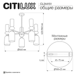 Citilux TENDY CL244151 Люстра подвесная