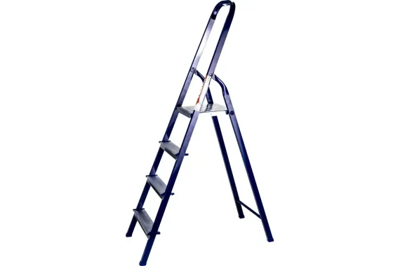 Лестница-стремянка "АЛЮМЕТ" 4-х ступенчатая стальная (М8304)