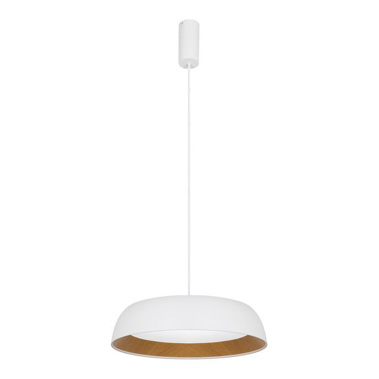 SLE1812-503-01 Светильник подвесной Белый, Древесный/белая LED 1*30W 4000K MUSE